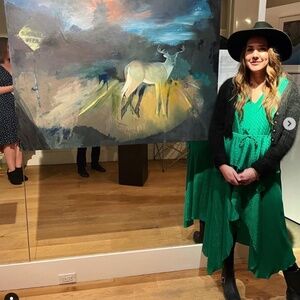 Green Maje Midi length